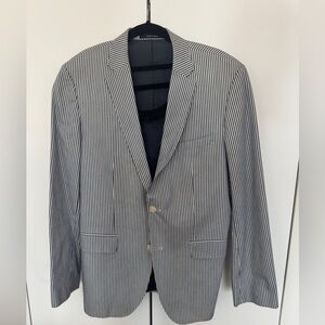 Hugo Boss Seersucker Sports Coat 40 Regular